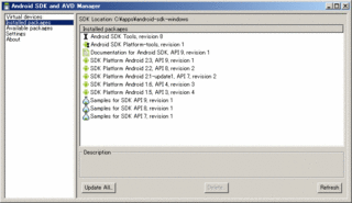 Android SDK Manager